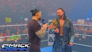 WWE Smackdown 22 January 2026 Roman Reigns Challenge Drew McIntyre WWE Smackdown 22 January 2026