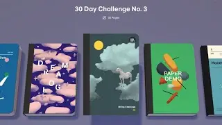 DIGITAL ART #11 | 30 Day Challenge no.3 | Paper 53 by WeTransfer drawing journal compilation