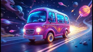 The Wheels on the Space Bus | Fun Space Rhyme for Kids | Nursery Rhymes & Songs for Children