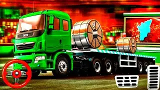 Drive Heavy Dumper Truck 🚛 | Fully Loaded Sand Transport Gameplay 🔥#truck #games #gaming #gameplay