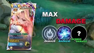 START ABUSING MAX DAMAGE GUINEVERE BUILD AND EMBLEM 2026!! (100% Broken!) - MLBB