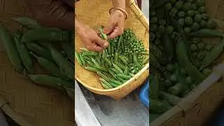 Green Pea peeling #shorts