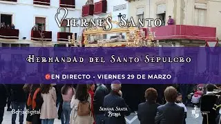 Viernes Santo en Berja 2024: Salida de la Hermandad del Santo Sepulcro