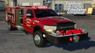 FS19 - Dodge Ram 3500 Fire Dept - Farming Simulator 2019 CAR MOD #gaming #games #gameplay #gamer