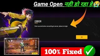Error Occurred When Connecting To Sever Please Re-Login |FF Error Occurred When Connecting To Server