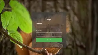Transparent Login Form in Bootstrap,Html & css.