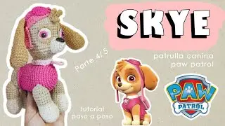 SKYE (Paw Patrol) // Crochet Amigurumi - STEP BY STEP from 0 (tutorial) PART 4/5