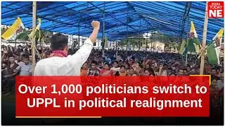 Over 1,000 politicians switch to UPPL in major Assam political realignment