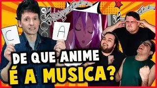 ADIVINHANDO ABERTURAS DE ANIME EM MENOS DE 10 SEGUNDOS - JOGO DO REACT