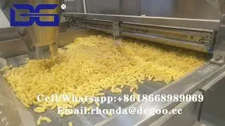 Cheddar Cheese Corn Flips snacks machine corn puffs corn curls production line