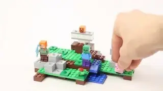 Lego Minecraft 21123 The Iron Golem - Lego Speed Build