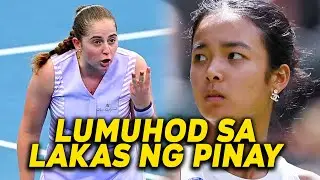 ALEX EALA GINULAT SI JELENA OSTAPENKO! LUMUHOD SA LAKAS NG BASELINE GAME NI EALA