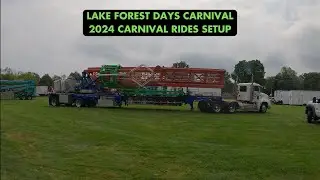 Lake Forest Days Carnival 2024 Carnival Rides Setup