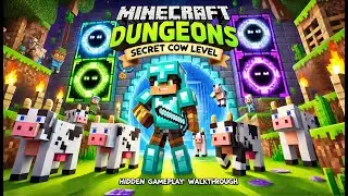 Minecraft Dungeons PS5 | Unlocking the Secret Cow Level | ??? Hidden Gameplay Walkthrough
