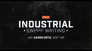 FORGE:  Industrial SWPPP Writing (Trailer)
