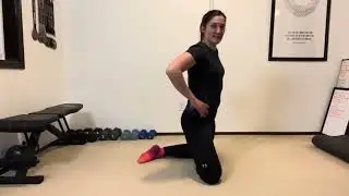 Half kneeling glute medius get up