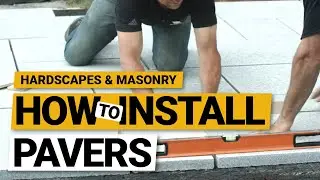 How To Install a Granite Slab Paver Patio In Half the Time With EZ Base