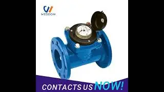 Pulse spheroidal graphite cast iron flange water meter detail display
