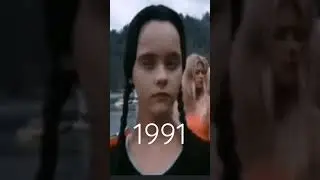 wednesday in 1991 and in 2022 #wednesdayaddams#addamsfamily