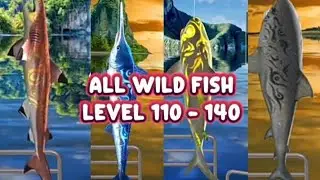 All wild fish level 110 - 140 fishing hook