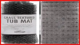 Home Essentials Grass Textured PVC Bath Tub Mat: Comfort and Safety Combined