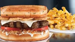 Hardee&rsquo;s Garlic Bread Thick Burger (Food Review)