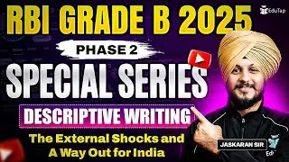 RBI Grade B Descriptive Paper Writing Practice Phase 2 | RBI Descriptive Paper Question Answer