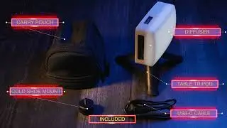 Compact On-Camera RGB LED Light Panel