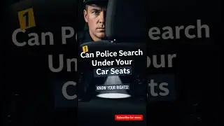 Can police search under your car seats? #shorts #ytshorts #trending #viral #usa #police #car