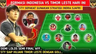 STARTING ELEVEN TIMNAS INDONESIA VS TIMOR LESTE PIALA AFF U23 2023 STY YAKIN TEMBUS SEMI FINAL