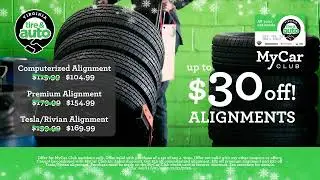 Up to $30 Off Alignments with a Tire Purchase