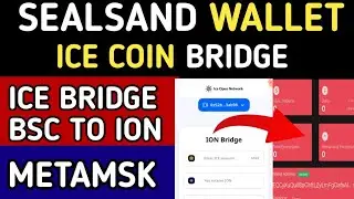 How To Bridge Ice Coin To ION|Sealsand Wallet Activation|How Transfer Ice Coins From Metamsk Wallet