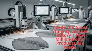 Inside the Giant Stingray Leather Factory | How Million-Dollar Products Are Made