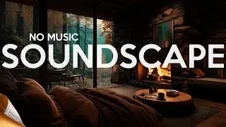 Background Sounds | No Music Rain and Fireplace Ambience for Sleep - Relaxation & Stress Relief