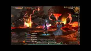 A Rank Boss fight in Dark Poeta! Calindi Flamelord vs. Knights of the Divine Order.