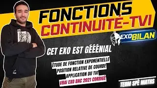 [TERM SPÉ MATHS] BAC 2021🎯 TVI EXPONENTIELLE POSITION RELATIVE INTERSECTION COURBE ETC...SUPER EXO 💯