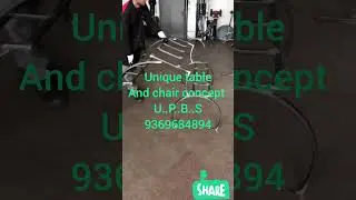 Unique design table cum chair