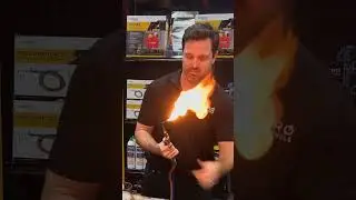 An oxy-map torch that brazes up to 3