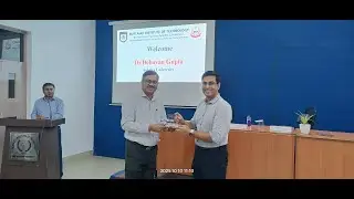 Expert talk by Dr Debayan Gupta (Ph.D from Yale) Assistant professor from Ashoka University