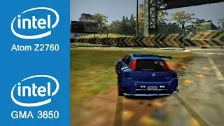 Need For Speed Most Wanted Gameplay Intel Atom Z2760 + Intel GMA 3650 (Windows Tablet)