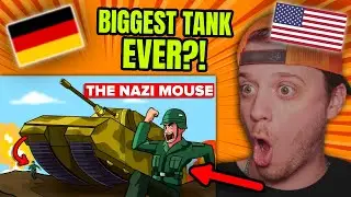 The Nazi Mouse - The Biggest Tank Ever Made (American Reacts)