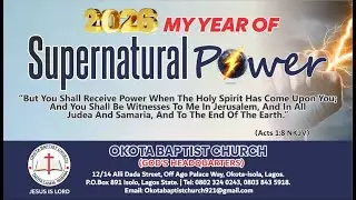 ANNUAL NEW YEAR FASTING & PRAYER MEETING || DAY 2 || 3RD OF JANUARY, 2026