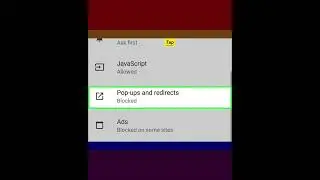 How to block of Pop‐Ups in Google Chrome on Mobile
