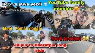 Jaipur to Bharatpur long ride!Dji osmo action 5pro buy !truck accident😭🥺#Jaipur #bharatpur #vlogger 
