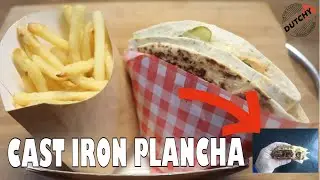 TikTok Tortilla Wrap Hack | Burger Wrap | Dutchy Cooking | Cast Iron Wednesday