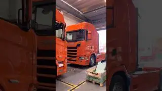 Brand new scania v8
