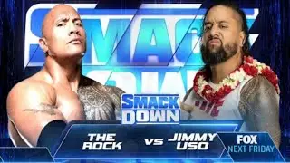 ICW THE ROCK VS JIMMY USO