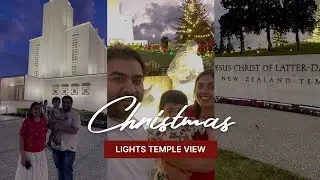 Christmas 🎄 Lights Temple View #christmas #nz #viral 