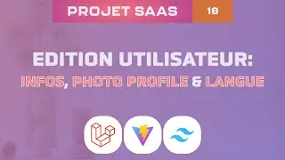 Preferences utilisateur: Photo Profil, Langue... | SAAS - Laravel & Vue.js