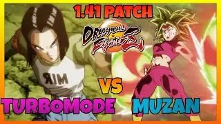 DBFZ 1.41 - TURBOMODE vs MUZAN gameplays (Jiren, UI Goku, Android 17 vs Jiren, Kefla, Cell)